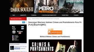 Sherlock Holmes Crimes and Punishments Para Pc Full EspañolMega [upl. by Eidob]