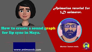 How to make a sound graph in Maya for lip sync [upl. by Anirdua]