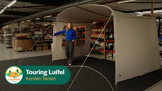 Karsten Touring Luifel I Caravanvoortent [upl. by Ainoyek]