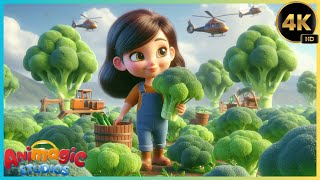 New Super Broccoli 🥦💥  Healthy Song for Kids to Sing Along [upl. by Hidie]