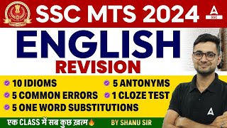 SSC MTS 2024  SSC MTS English Classes by Shanu Rawat  SSC MTS English Revision [upl. by Repip]