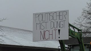 Bauernprotest  TraktorKonvoi durch GeisenfeldOberbayern [upl. by Tyika122]