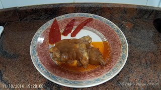 Receta de Manitas de cerdo  Patas de cerdo  Pieds de porc  Food recipes Pig feet [upl. by Ebberta]