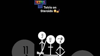 Tetris on steroids 🙄💅 animation flipaclip stickfigure aespa [upl. by Ardnekal155]