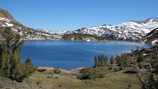 Saddlebag lake hike Early Summer of year 2024 [upl. by Eillo742]