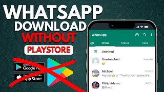 How to Install Official WhatsApp Without Play Store [upl. by Philipa]