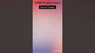 AFRICA Cash amp Carry special catalog shoppinghaul viral fypage Africacashampcarry [upl. by Algernon801]