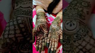 Karwa chauth special mehendi designs 🥰mehendi karwachauth shorts viralvideo trending viral [upl. by Aikit]