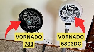 Vornado 783 Fan vs Vornado 6803DC Fan  Which Pedestal Fan WINS [upl. by Mikes170]