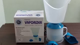 Optima Vaporizer Unboxing 3 in 1 Vapourizer Steam InhalerFacial Sauna How to use Steam Vaporizer [upl. by Aivyls]