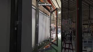 Aluminum pivot door testing doors pivotdoor glassdoor aluminiumdoors aluminumdoor design test [upl. by Lyman]