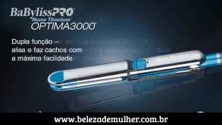 Prancha BaByliss Nano Titanium PRO Optima 3000  Original by Roger  Beleza de Mulher [upl. by Nilkcaj]