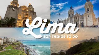 Top 10 Things To Do In Lima Peru  ULTIMATE Travel Guide [upl. by Enileuqaj]