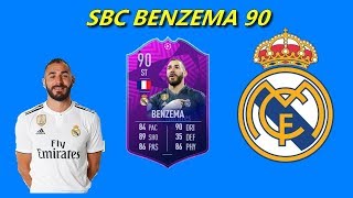 SBC FUT 19  KARIM BENZEMA 90 UCL MOMENT [upl. by Blane]