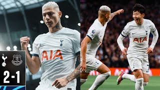 Tottenham Vs Everton 20 EPL Highlights 2023  Richarlison goal vs Everton  Son goal vs Everton [upl. by Laval]