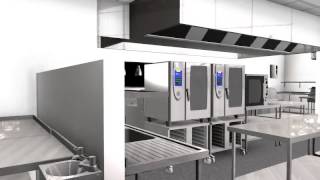 Garden Centre Kitchen Design 3D Animation [upl. by Leunamme]