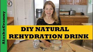 DIY Natural Rehydration Drink Homemade Electrolyte Hydration Recipe Liquid IV Covid Cold Flu [upl. by Issie]