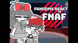 『Fandom react to fnaf』 [upl. by Sophi440]