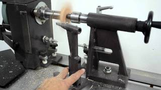 MegaTurn Woodturning Lathe Safety Demonstration [upl. by Euginom]