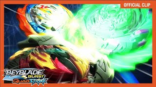 Bel and Ranzo vs Ken Midori💥  Brazil BEYBLADE BURST QUADSTRIKE EP6  Official CLip [upl. by Iran15]