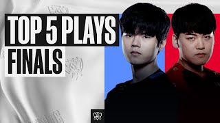 Top 5 Plays of the Finals  Worlds 2022 [upl. by Amathist]