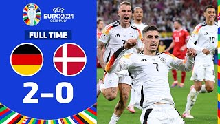 Germany vs Denmark 2 0 Extended HIGHLIGHTS EURO 2024 [upl. by Atteuqahc]