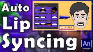 Automatic Lip Syncing in adobe animate Part 2 [upl. by Eiffe972]