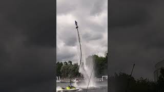 FLYBOARDING in BYDGOSZCZ POLAND shorts travel [upl. by Anitahs]