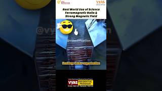 realworld use of science ferromagnetic Nails amp Strong magnetic field yt viralshort shorts [upl. by Hgierb]