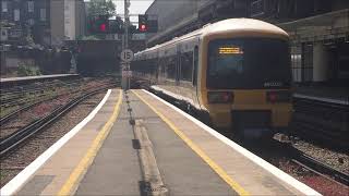 Trains at LONDON VICTORIA part 1 [upl. by Oeak]