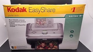 Kodak EasyShare Printer Dock 3 Digital Photo Thermal Printer Opened Box Video ✔️ [upl. by Vlada593]