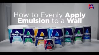 How to Apply Emulsion Paint on Wall  Emulsion Paint Water Mixing Ration [upl. by Acitel]