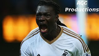 Bafétimbi Gomiss 17 goals for Swansea City [upl. by Ulises]