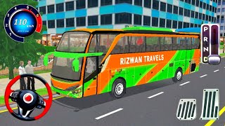 New City Bus Coach Driving Games  Best Bus Driving 3D Driver Game  Bus Game  Android Gameplay [upl. by Omora]