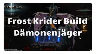 Diablo 3 Der Frost Krider Build für den Dämonenjäger UESet [upl. by Regine]