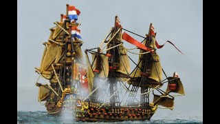 Anglo Dutch War naval wargaming [upl. by Perretta]