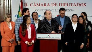 Conferencia de prensa  Diputadas y diputados del Grupo Parlamentario del PRI  30102024 [upl. by Schilit]