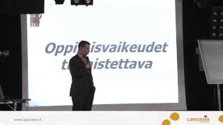 Oppimisvaikeudet tunnistettava ajoissa [upl. by Homere]