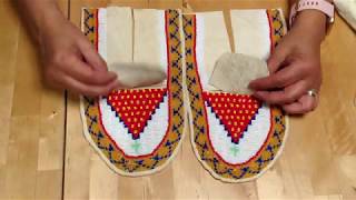 Moccasin Making with Kunsi [upl. by Nnylecyoj268]