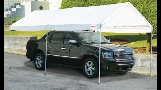 Harbor Freight  COVERPRO  Portable Car Canopy [upl. by Noyart170]