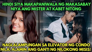 HINDI SIYA MAKAPANIWALA NG MAKASABAY NIYA ANG MISTER AT KABET NITONG NAGLALAMPUNGAN SA ELEVATOR NG C [upl. by Bissell]