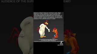 Foghorn Leghorn meets Crash 🍊🐔 looneytunes gaming crashbandicoot crashbandicoot4 memes funny [upl. by Eliam]