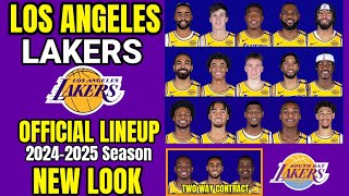 L A Lakers OFFICIAL lineup 202425 NBA update [upl. by Gordan]