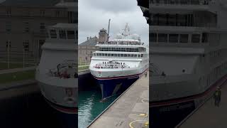 Soo Locks cruise ship squeezing in [upl. by Burty919]