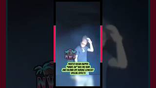 RAPPER’s MAN WIG goes flying during concert special effects 👨🏽‍🦲🤯 [upl. by Arlena]