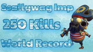 Scallywag Imp 250 Kills World Record PvZ GW2 [upl. by Gnouv850]