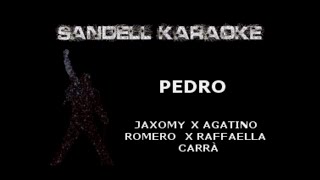 Agatino Romero x Jaxomy x Raffaella Carrà  Pedro Karaoke [upl. by Cadell846]