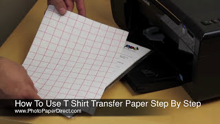 How To Use T Shirt Transfer Paper Step By Step [upl. by Orabelle]