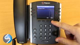 Polycom VVX 400 Voicemail [upl. by Funk191]