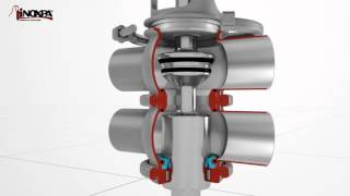 INOXPA PTYPE DOUBLE SEAT VALVE – SEAT LIFT [upl. by Naujd792]